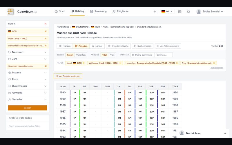CoinAlbum, das soziale Netzwerk für Numismatiker: Screenshot 3